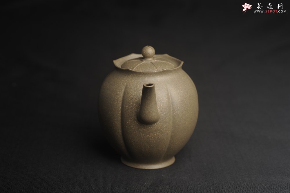 紫砂壶图片：美壶特惠 精致青段泥水仙壶 茶人醉爱 - 美壶网