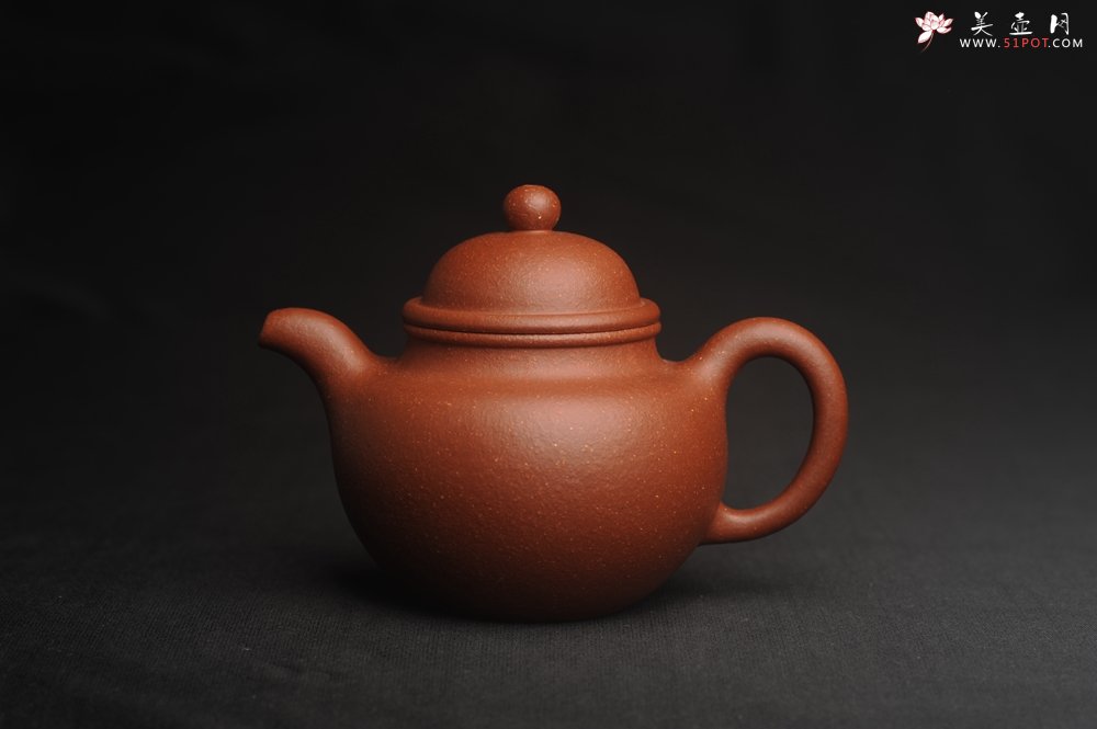 紫砂壶图片：美壶特惠 精致降坡泥寿珍掇球茶壶 性价比高 茶人醉爱 - 美壶网