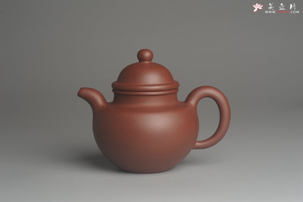 紫砂壶图片：油润底曹青 全手工寿珍掇球 深得老味 做工灰常好 请君细品 作品说话 - 美壶网