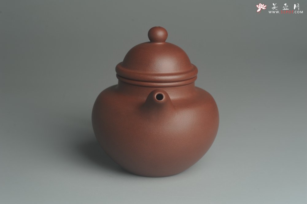 紫砂壶图片：油润底曹青 全手工寿珍掇球 深得老味 做工灰常好 请君细品 作品说话 - 美壶网