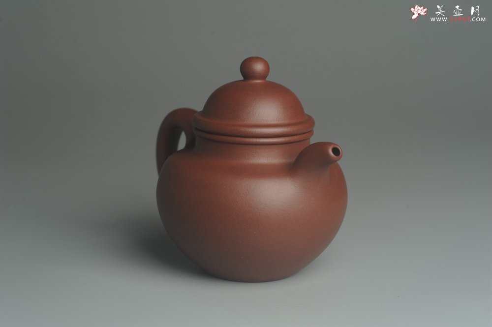 紫砂壶图片：油润底曹青 全手工寿珍掇球 深得老味 做工灰常好 请君细品 作品说话 - 美壶网