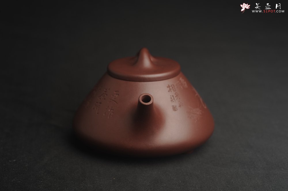 紫砂壶图片：油润底曹青 全手工特好子冶石瓢 工艺师装饰清供图 特文气 - 美壶网