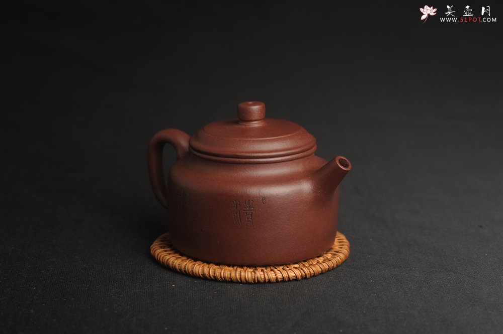 紫砂壶图片：,美壶特惠 优质紫泥精致枯枝鸟德中壶 矿物质丰富 茶人醉爱 - 美壶网
