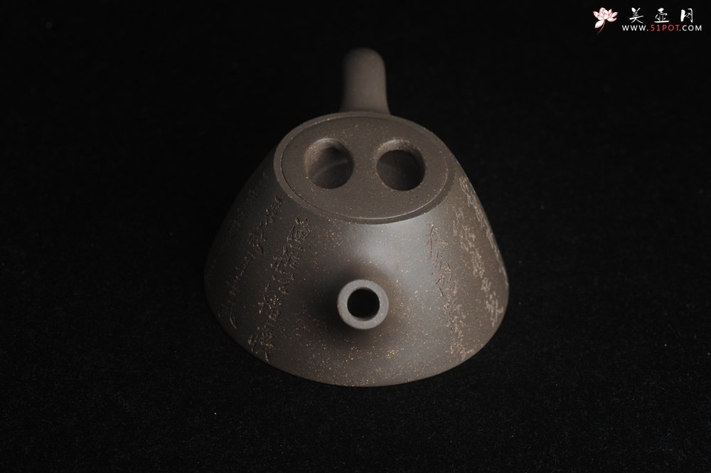 紫砂壶图片：美壶特惠 精致青段牛盖霸王石瓢 古今多少事都付笑谈中 - 美壶网