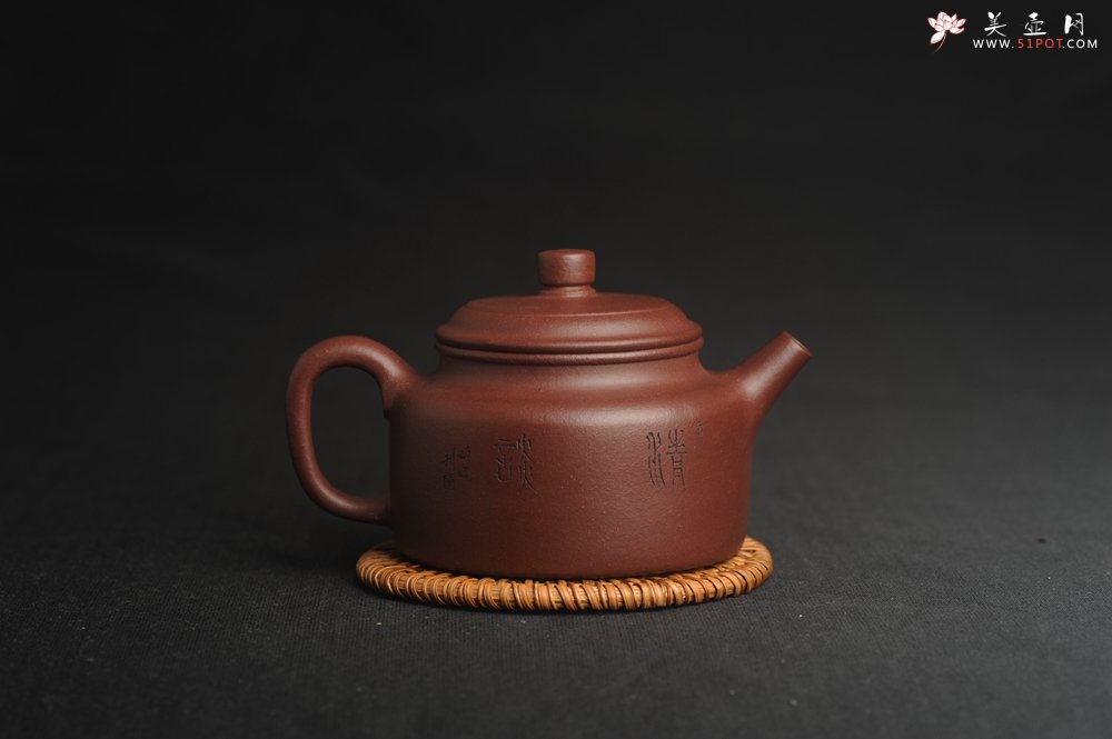 紫砂壶图片：,美壶特惠 优质紫泥精致枯枝鸟德中壶 矿物质丰富 茶人醉爱 - 美壶网