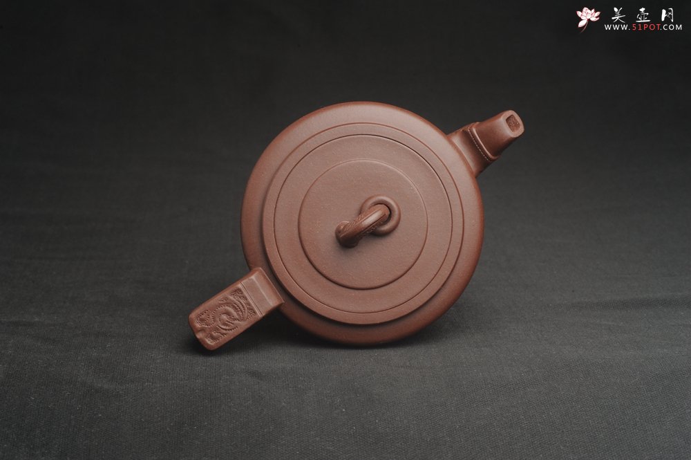 紫砂壶图片：美壶特惠 精致卡盖紫泥集玉壶 茶人醉爱 - 美壶网