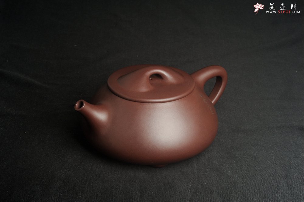 紫砂壶图片：特好精工紫泥大满瓢 难度特别大 足足做了一个星期 成型难实用型杠杠的忒别适用夏天牛饮 - 美壶网