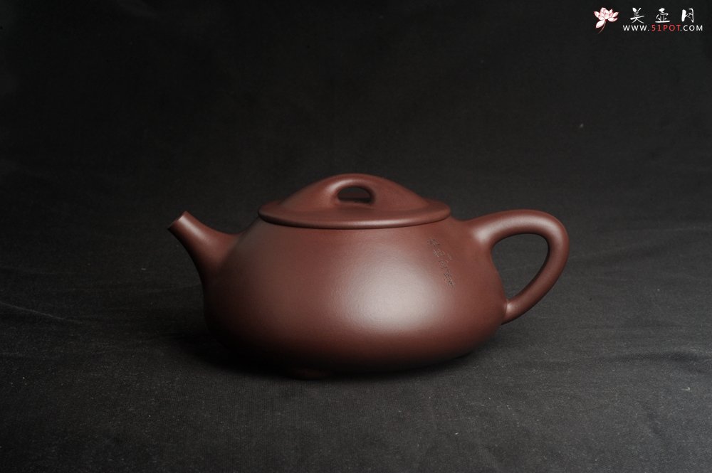 紫砂壶图片：特好精工紫泥大满瓢 难度特别大 足足做了一个星期 成型难实用型杠杠的忒别适用夏天牛饮 - 美壶网