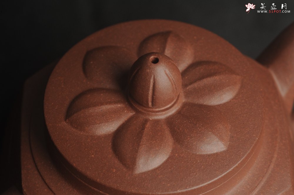 紫砂壶图片：美壶特惠 优质紫泥精工六方华樽壶 - 美壶网