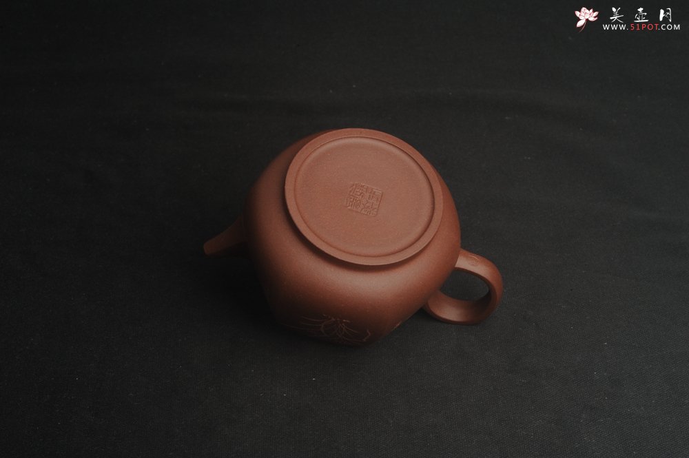 紫砂壶图片：美壶特惠 优质紫泥精工六方华樽壶 - 美壶网