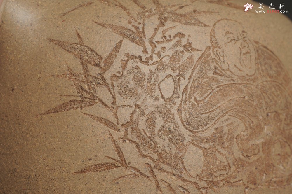 紫砂壶图片：特好高温本山老段泥 全手工过桥井栏壶 浩然养素 - 美壶网