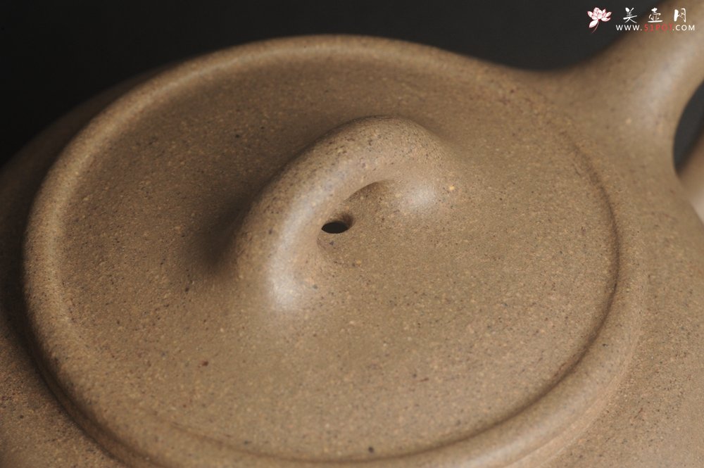 紫砂壶图片：特好高温本山老段泥 全手工过桥井栏壶 浩然养素 - 美壶网