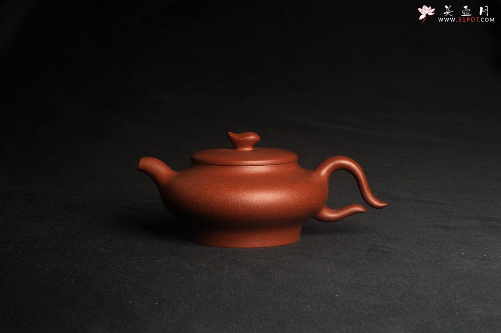 紫砂壶图片：美壶特惠 精致降坡泥飞鸿壶 茶人醉爱 - 美壶网