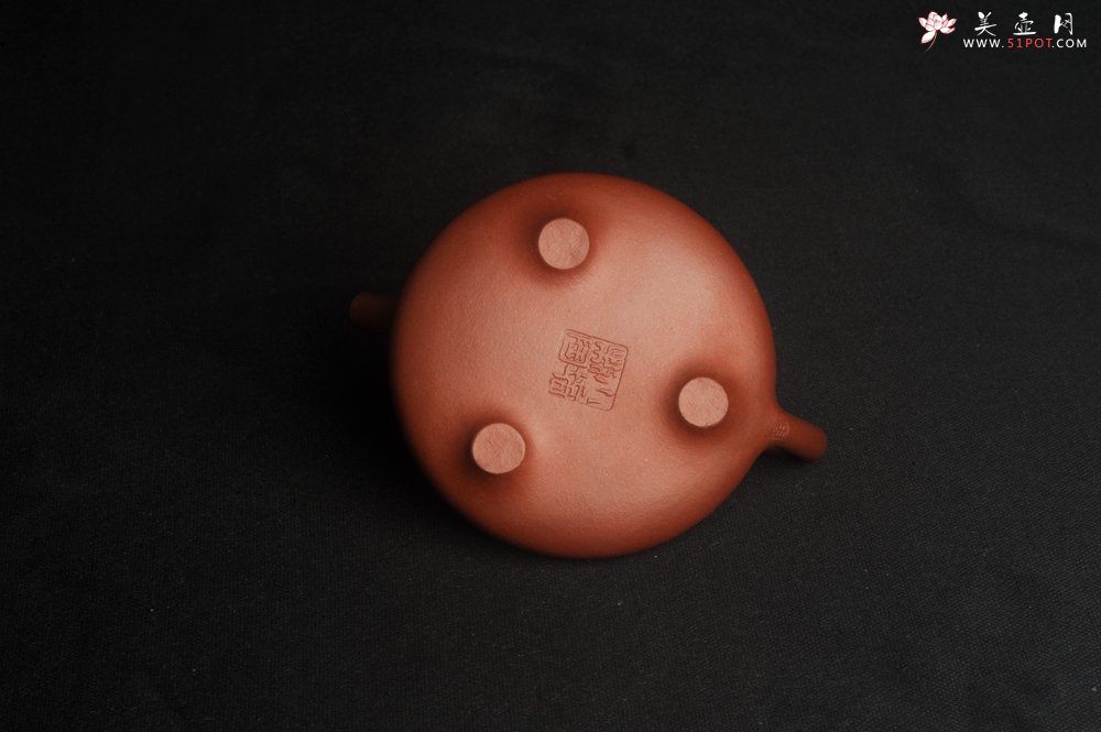 紫砂壶图片：特好底曹青全手工小品子冶石瓢茶壶 特文气 - 美壶网