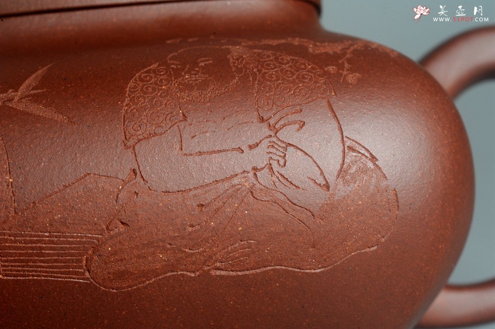 紫砂壶图片：实力派张海艳 全手工特好底槽清传炉壶 雪芽禅心舒峨眉 好壶期待与亲结缘 - 美壶网