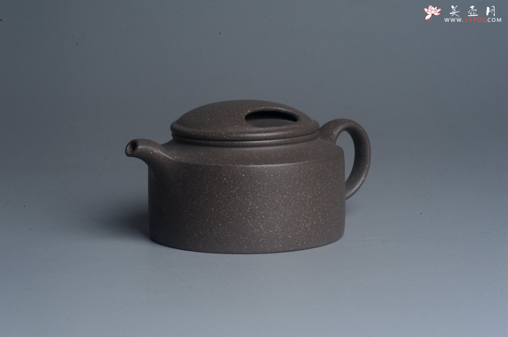 紫砂壶图片：美壶特惠 精致青段牛盖井栏茶壶 茶人醉爱 - 美壶网