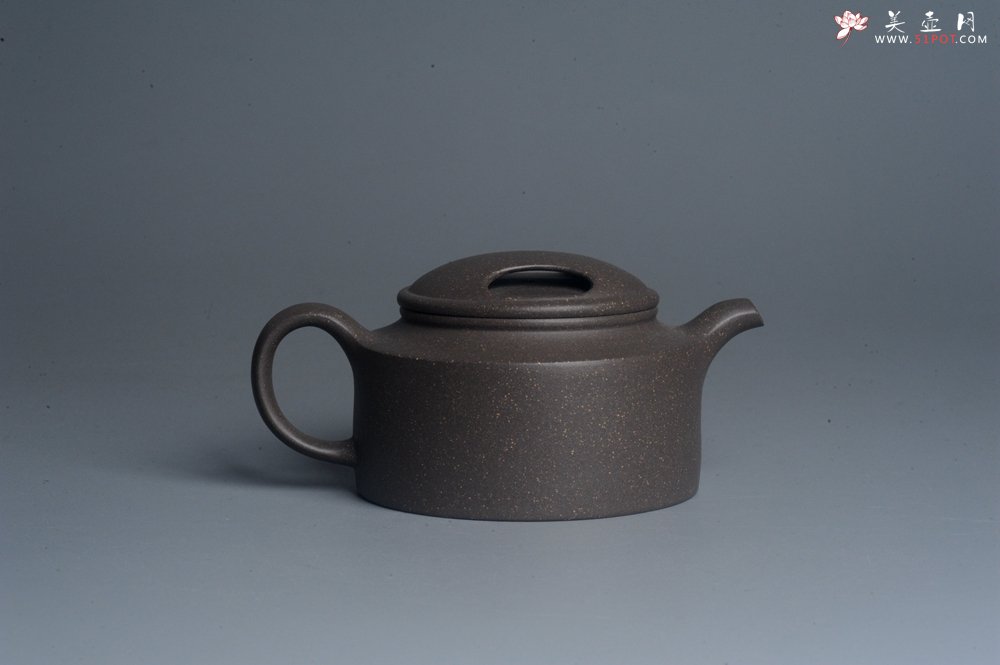 紫砂壶图片：美壶特惠 精致青段牛盖井栏茶壶 茶人醉爱 - 美壶网