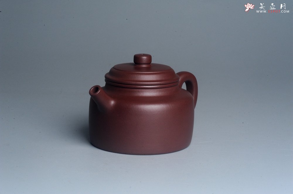 紫砂壶图片：油润黄龙山4号深井红皮龙 全手工德中壶 做工特好 - 美壶网