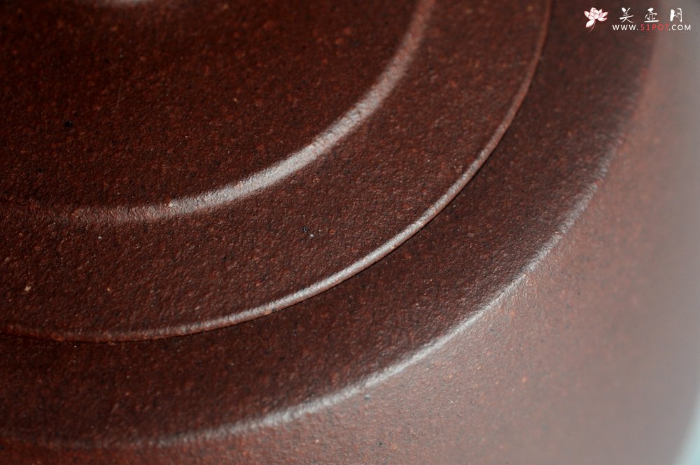 紫砂壶图片：美壶特惠 油润老紫泥精致井栏 茶人醉爱 - 美壶网