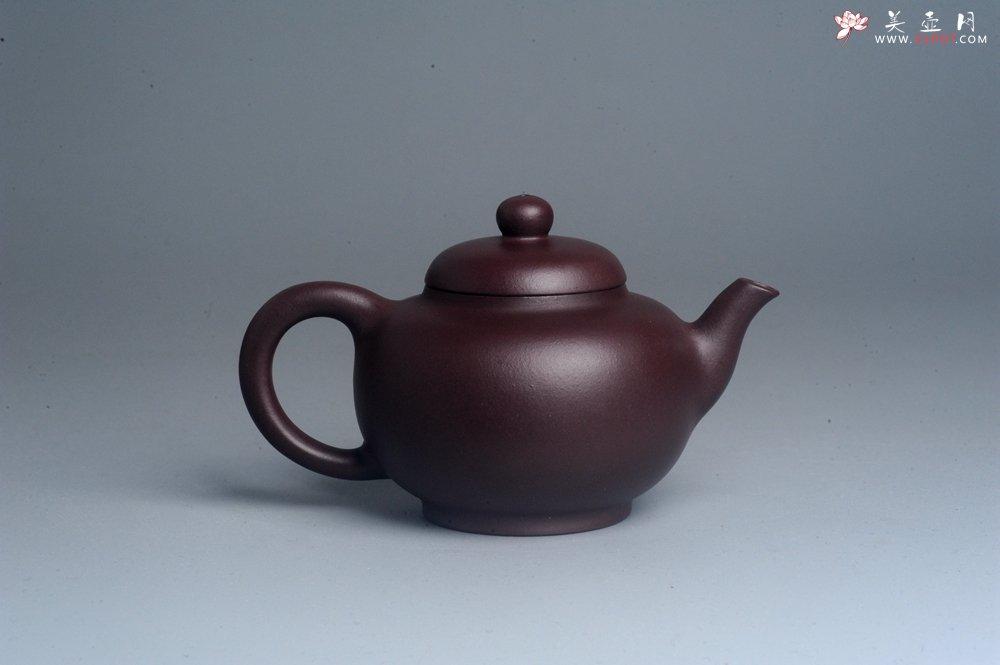 紫砂壶图片：油润黄龙山底槽青 全手工熹微壶  期待与您结缘 - 美壶网