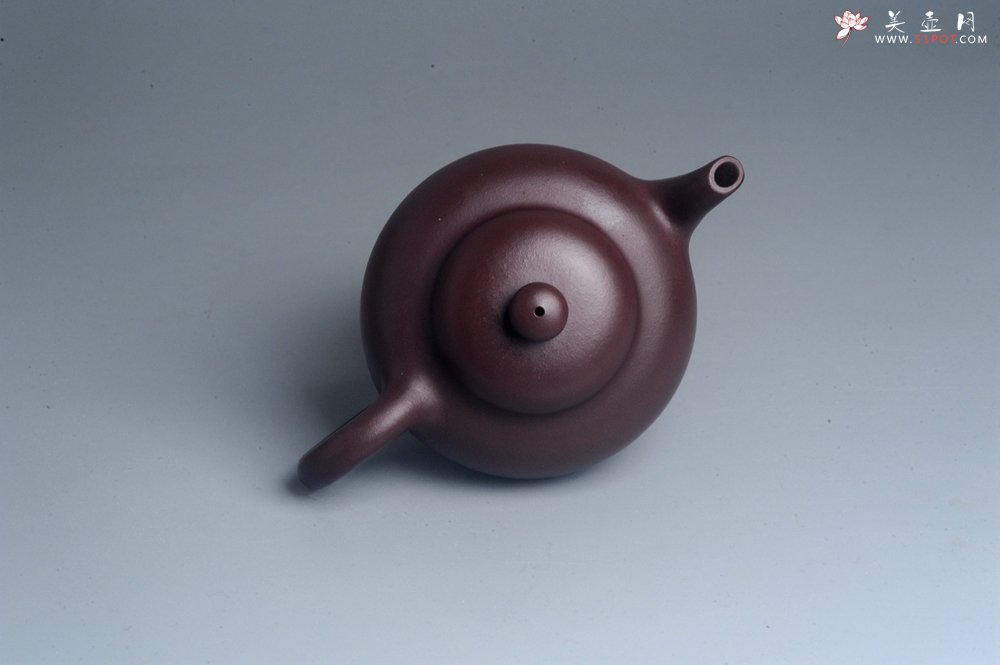 紫砂壶图片：油润黄龙山底槽青 全手工熹微壶  期待与您结缘 - 美壶网