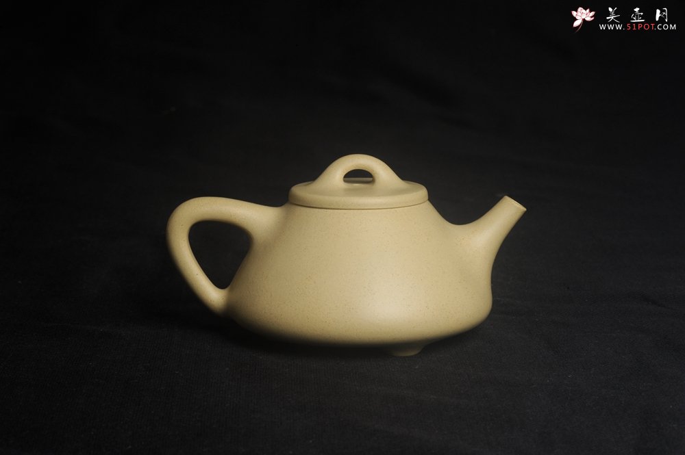 紫砂壶图片：美壶特惠 超精致本山绿泥小品子冶石瓢 做工特好 - 美壶网