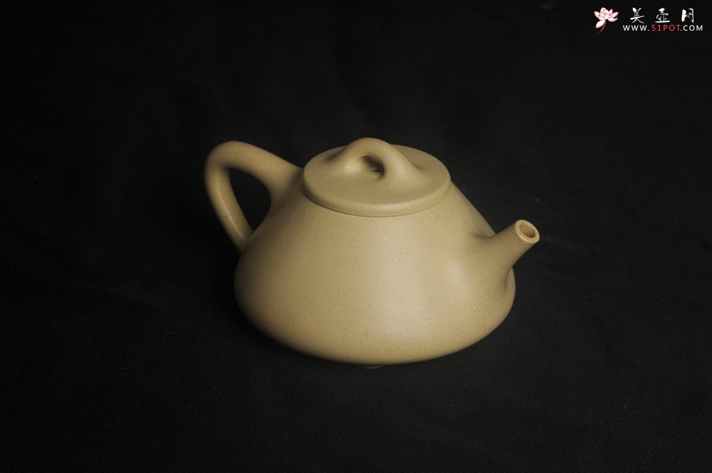 紫砂壶图片：美壶特惠 超精致本山绿泥小品子冶石瓢 做工特好 - 美壶网
