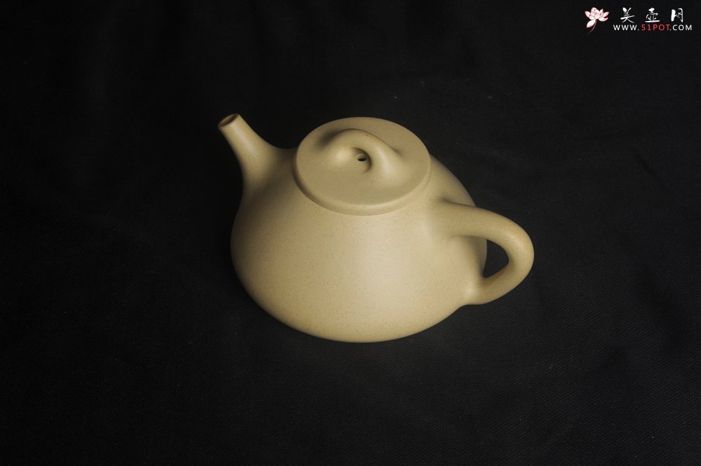 紫砂壶图片：美壶特惠 超精致本山绿泥小品子冶石瓢 做工特好 - 美壶网