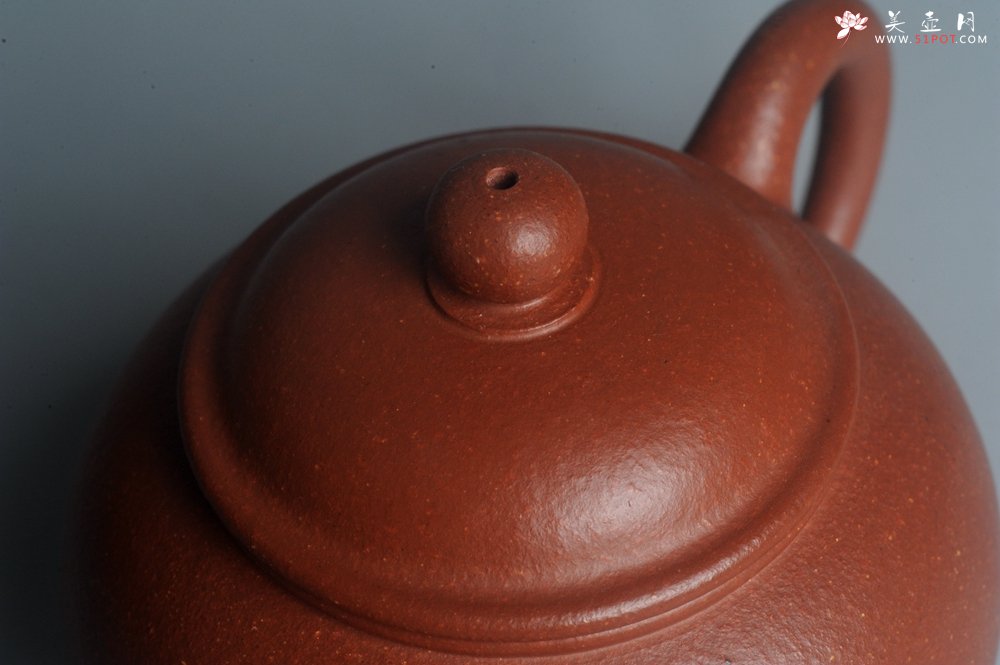 紫砂壶图片：美壶特惠 潜力股殷老师全手工特好降坡泥水平壶 茶人醉爱 - 美壶网