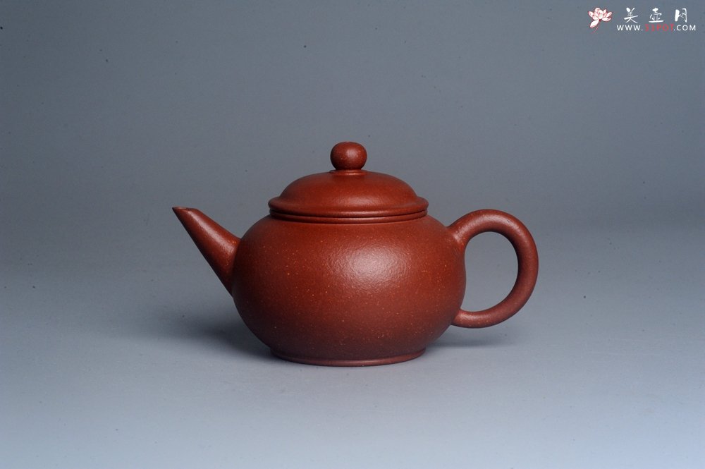 紫砂壶图片：美壶特惠 潜力股殷老师全手工特好降坡泥水平壶 茶人醉爱 - 美壶网