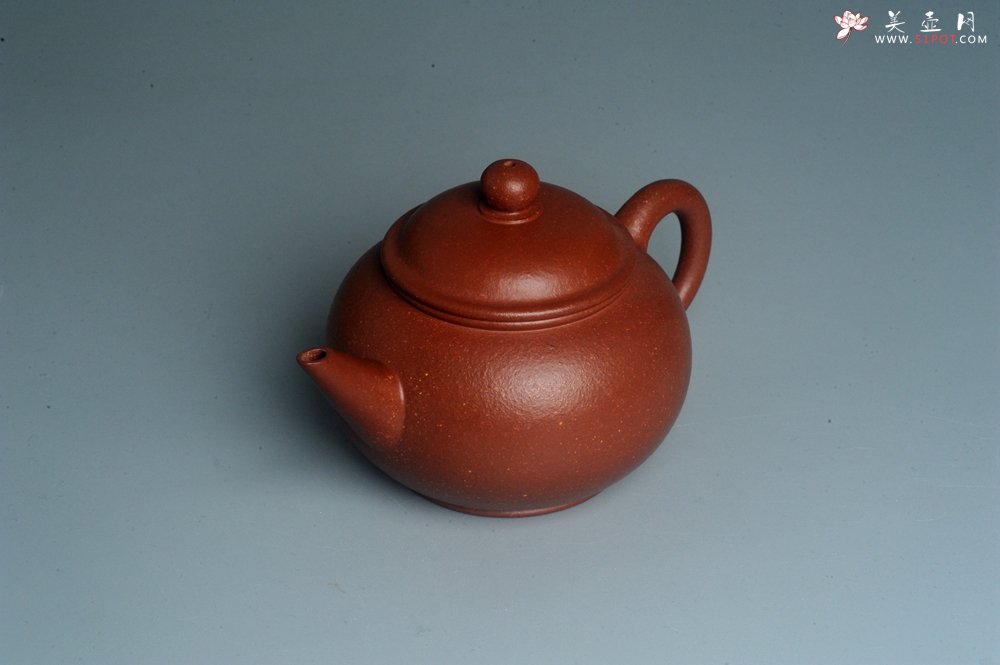 紫砂壶图片：美壶特惠 潜力股殷老师全手工特好降坡泥水平壶 茶人醉爱 - 美壶网