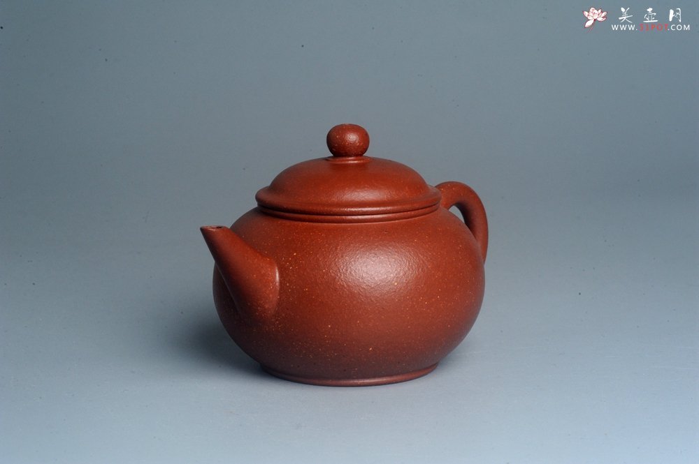 紫砂壶图片：美壶特惠 潜力股殷老师全手工特好降坡泥水平壶 茶人醉爱 - 美壶网