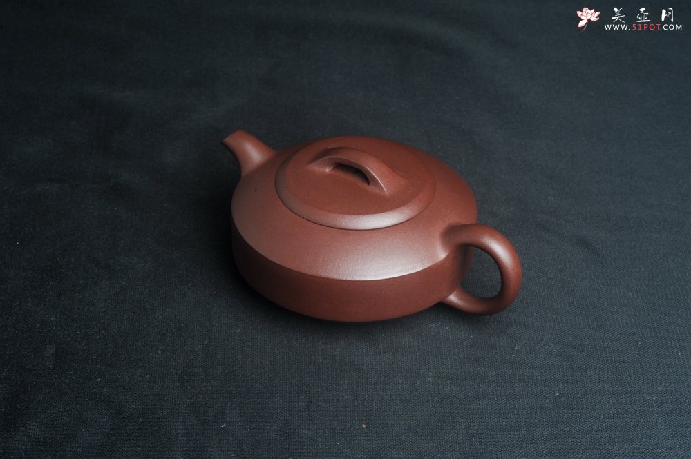 紫砂壶图片：美壶特惠 油润老紫泥汉君壶 茶人醉爱 - 美壶网