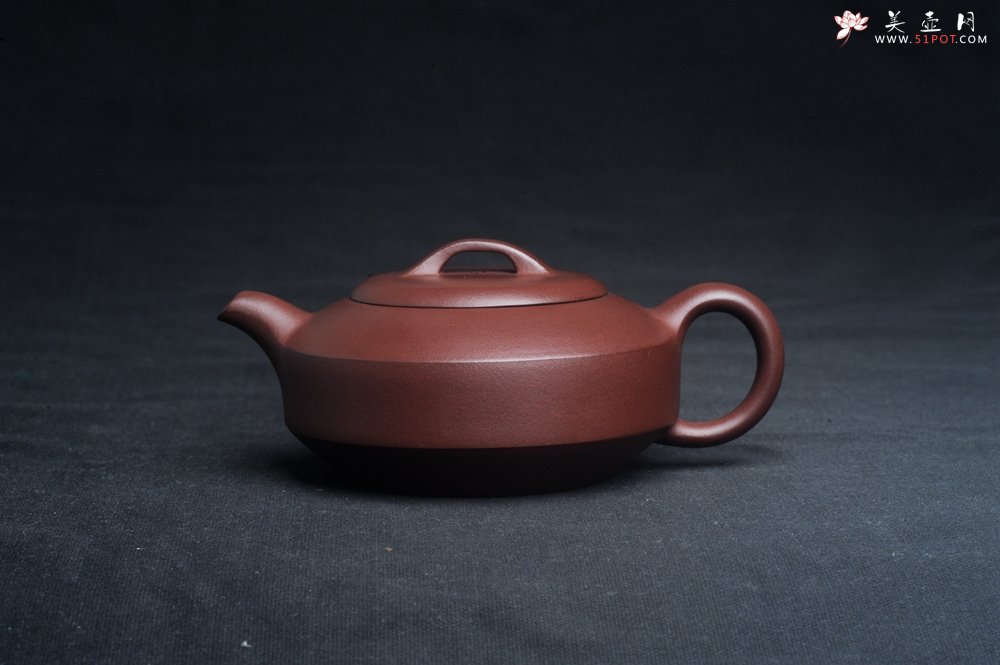 紫砂壶图片：美壶特惠 油润老紫泥汉君壶 茶人醉爱 - 美壶网