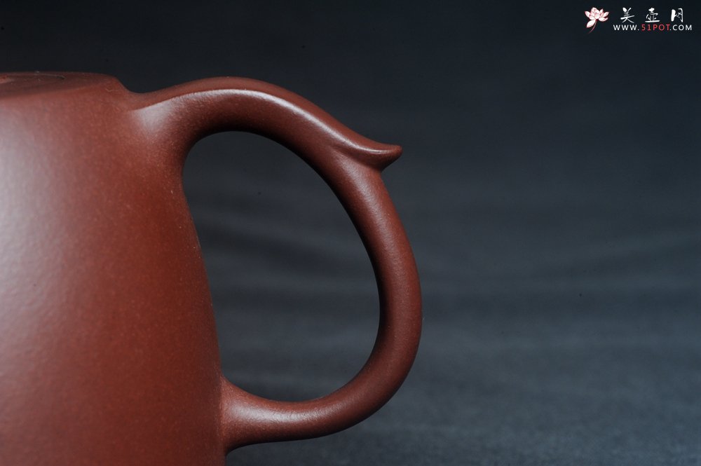 紫砂壶图片：美壶特惠 油润老紫泥宝铎壶 茶人醉爱 - 美壶网