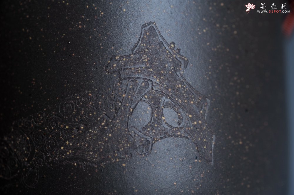 紫砂壶图片：美壶特惠 精致青段洋桶壶 清茶品日月 老酒醉人生 - 美壶网