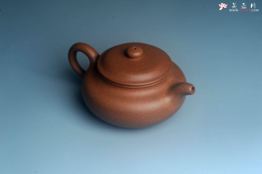 紫砂壶图片：美壶特惠 精致黄降坡泥仿古壶 茶人醉爱 - 美壶网