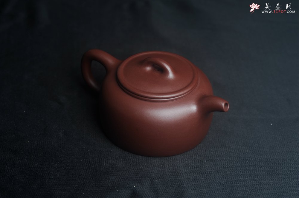紫砂壶图片：潜力股周小培老师 4号井深井红皮龙 全手工过桥井栏壶 - 美壶网