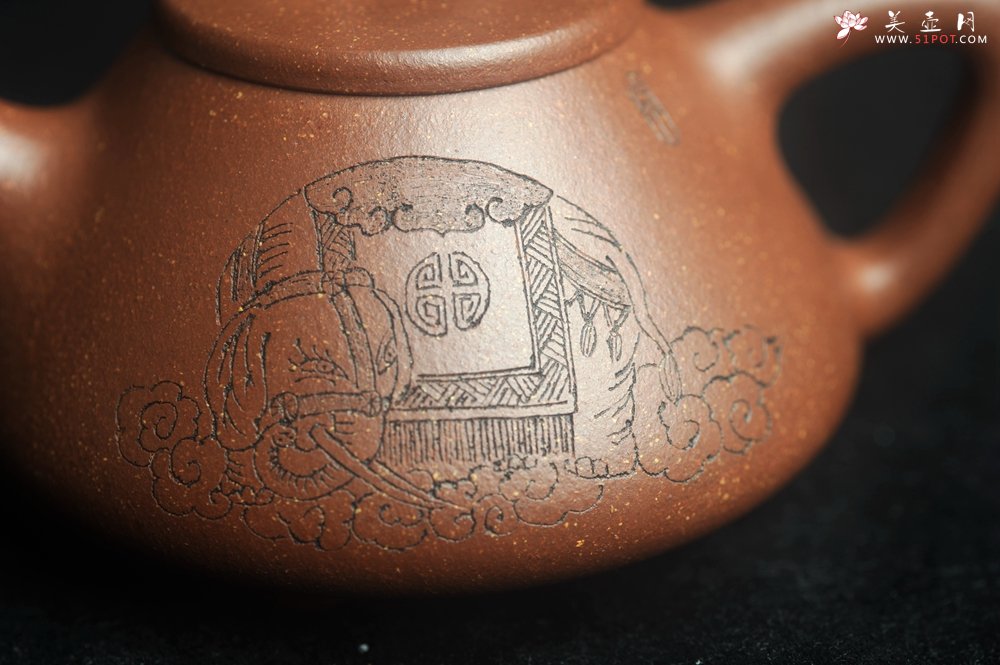 紫砂壶图片：美壶特惠  高温降坡泥精致小子冶石瓢 装饰太平有象 茶人醉爱 - 美壶网