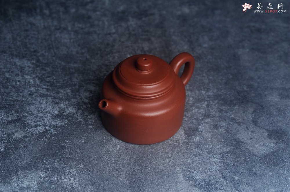 紫砂壶图片：油润老清水泥全手工小品德中壶 特实用文气 - 美壶网