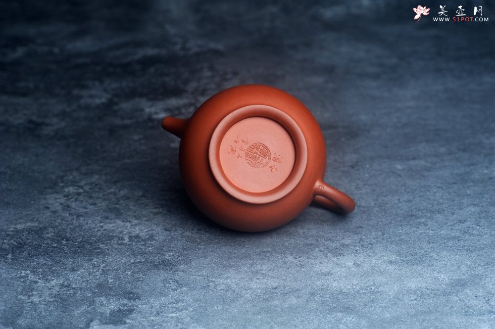 紫砂壶图片：美壶特惠 全手工优质黄龙山红泥刹凹成型单片拍打潘壶 - 美壶网