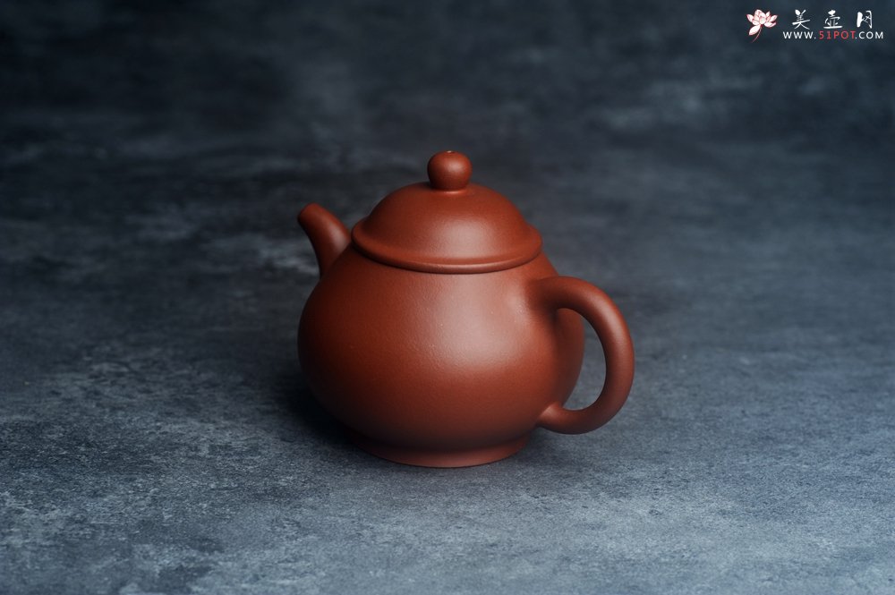 紫砂壶图片：美壶特惠 全手工优质黄龙山红泥刹凹成型单片拍打潘壶 - 美壶网