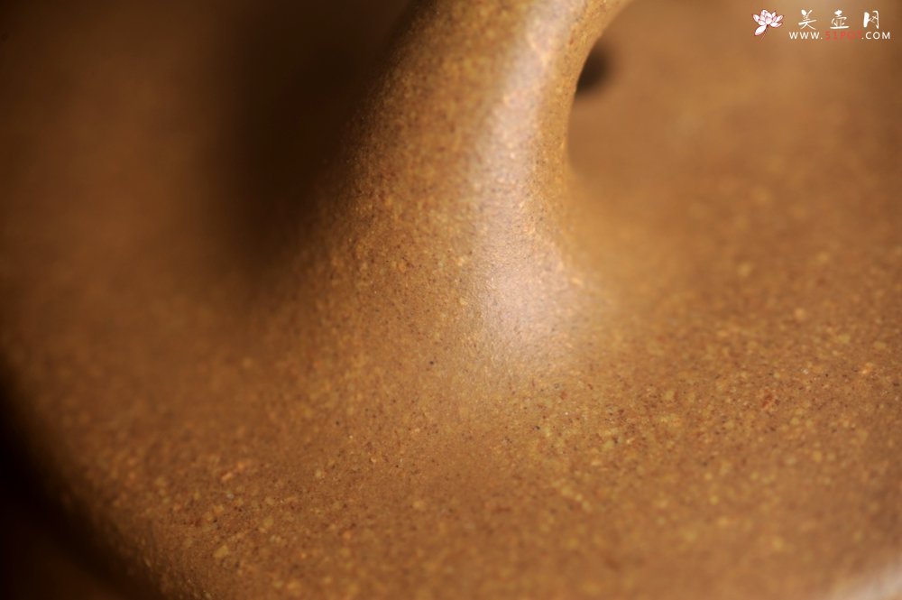 紫砂壶图片：美壶特惠 特好老黄段泥精致子冶石瓢壶 浮生若梦 - 美壶网