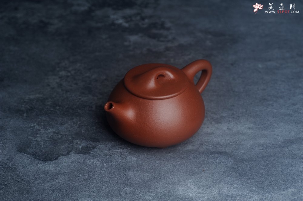 紫砂壶图片：美壶特惠 特好红泥拼降坡 经典满瓢 石瓢（霸王瓢）泥料特好 做工灰常精致 不输千元作品 - 美壶网