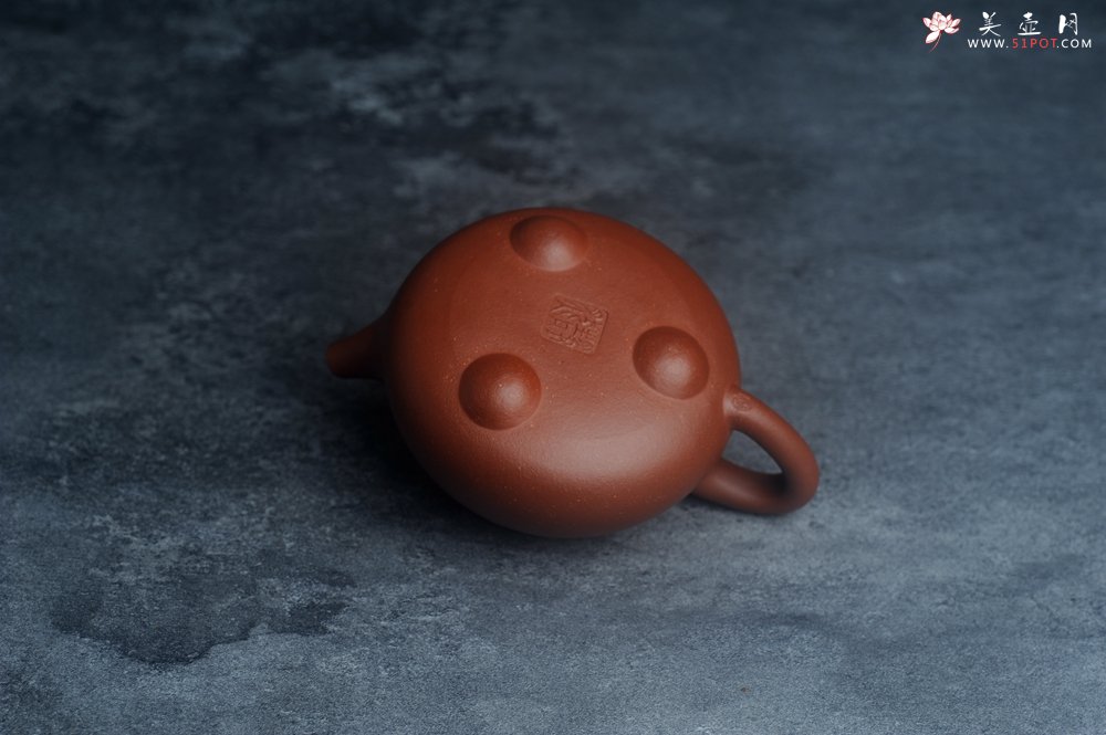 紫砂壶图片：美壶特惠 特好红泥拼降坡 经典满瓢 石瓢（霸王瓢）泥料特好 做工灰常精致 不输千元作品 - 美壶网