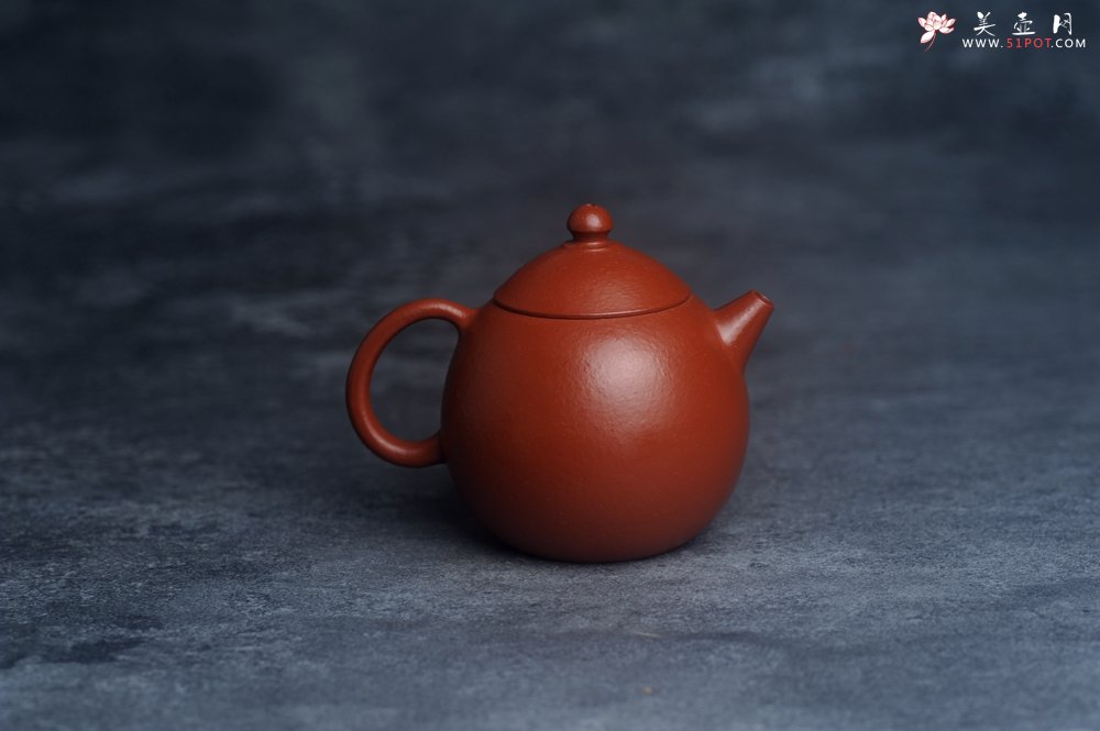 紫砂壶图片：美壶特惠 优质小品朱泥小龙蛋 茶人醉爱 - 美壶网