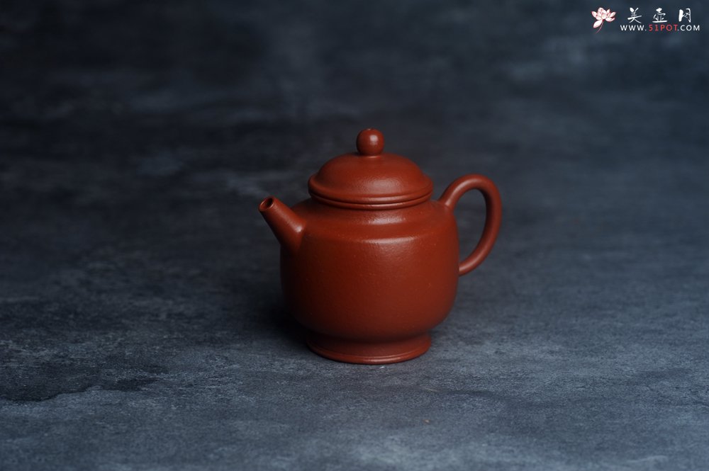 紫砂壶图片：美壶特惠 优质朱泥小品宫灯壶 茶人醉爱 - 美壶网