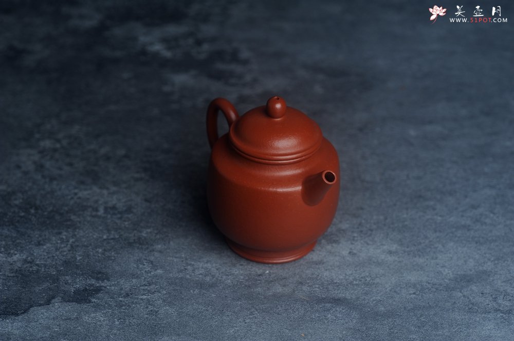 紫砂壶图片：美壶特惠 优质朱泥小品宫灯壶 茶人醉爱 - 美壶网