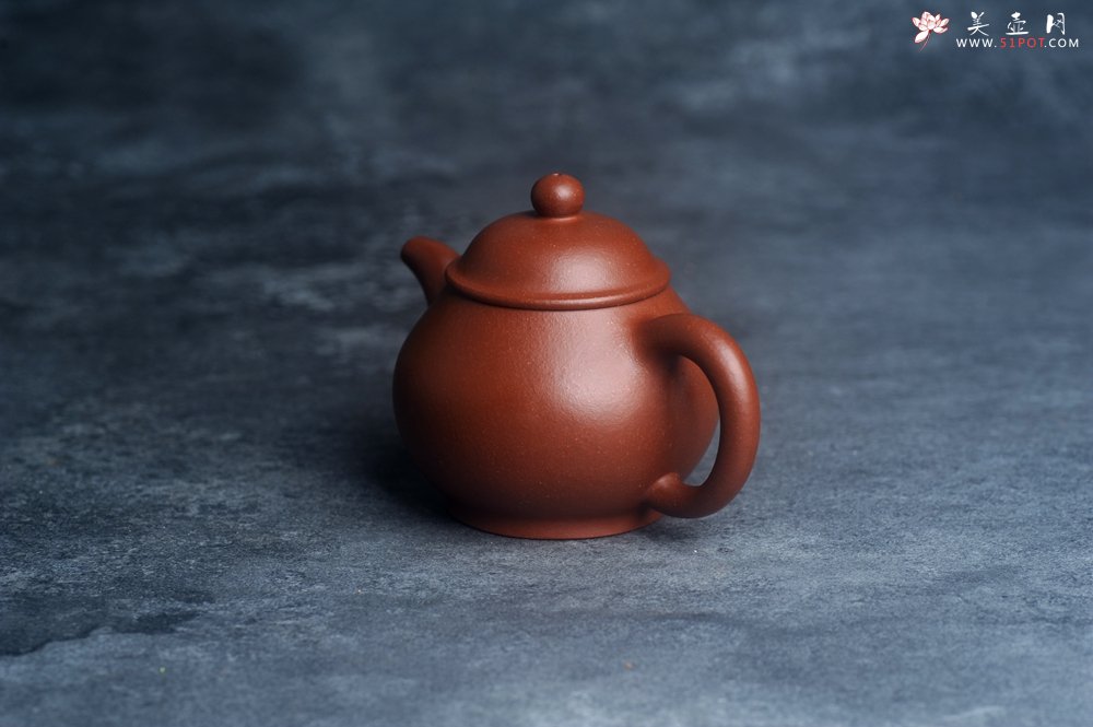 紫砂壶图片：美壶特惠 全手工优质红降坡泥刹凹成型单片拍打潘壶 - 美壶网