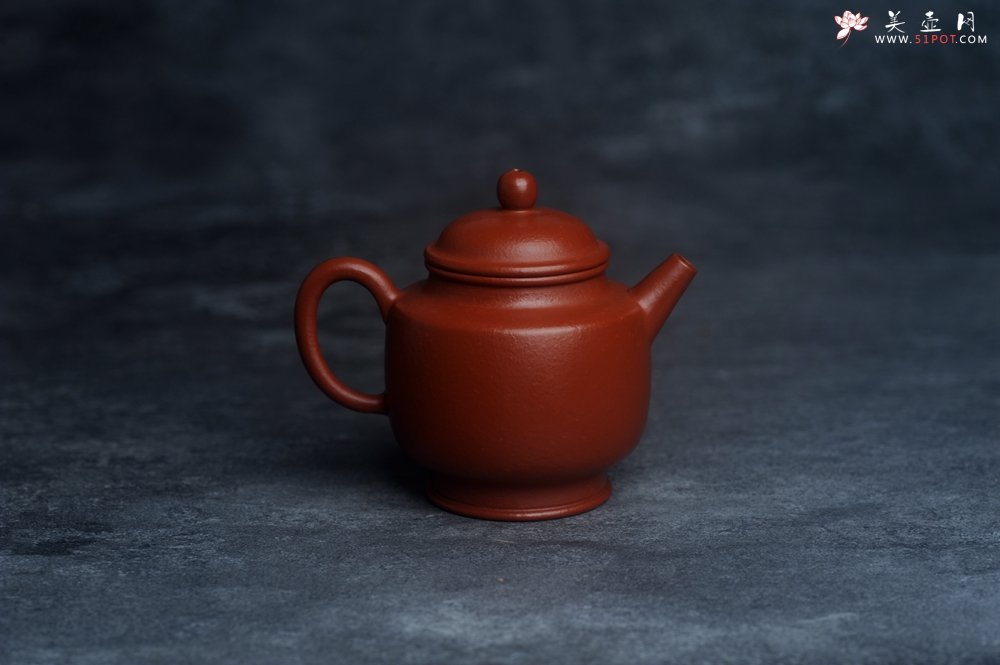 紫砂壶图片：美壶特惠 优质朱泥小品宫灯壶 茶人醉爱 - 美壶网